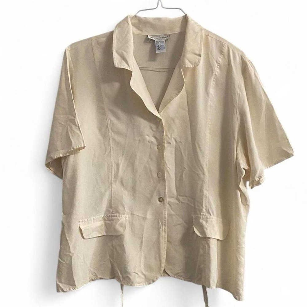 Anna & Frank vintage silk blouse in cream